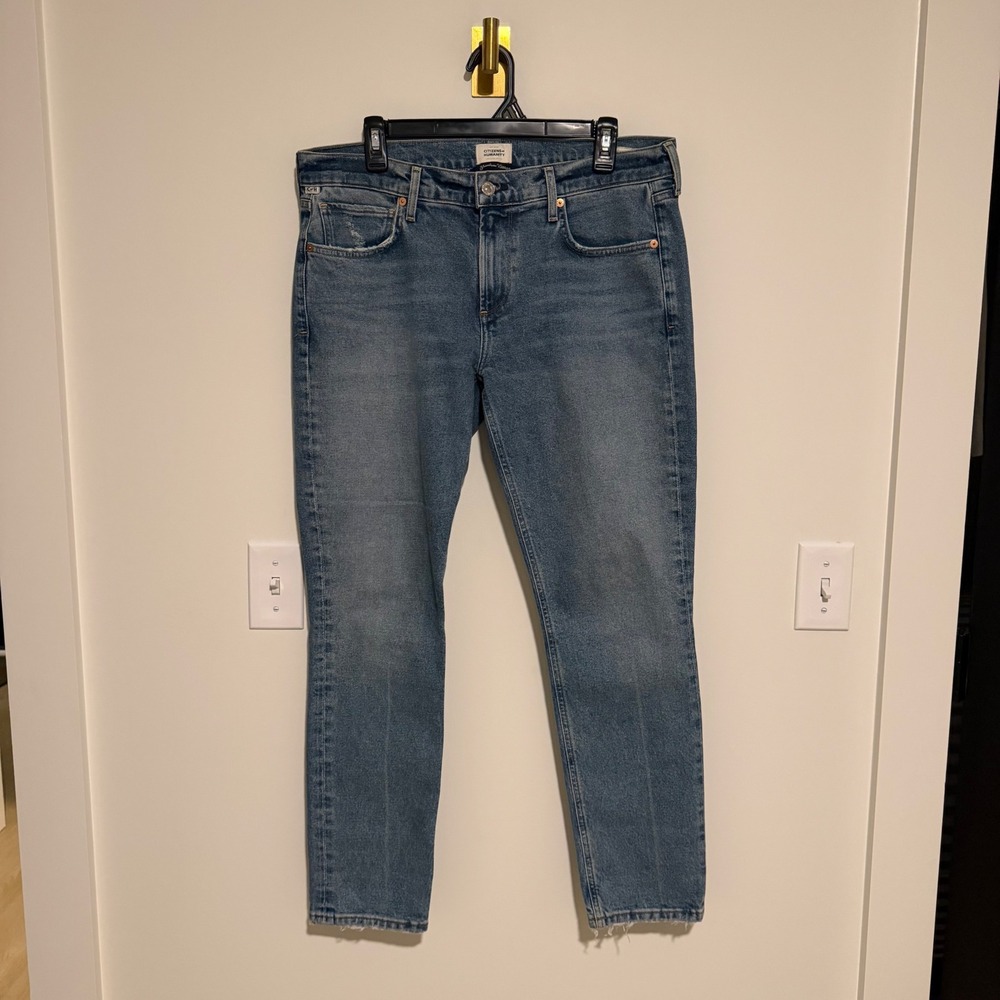 Citizens of Humanity Premium Vintage Blue Straight Leg Jeans Womens 29 Med. Wash